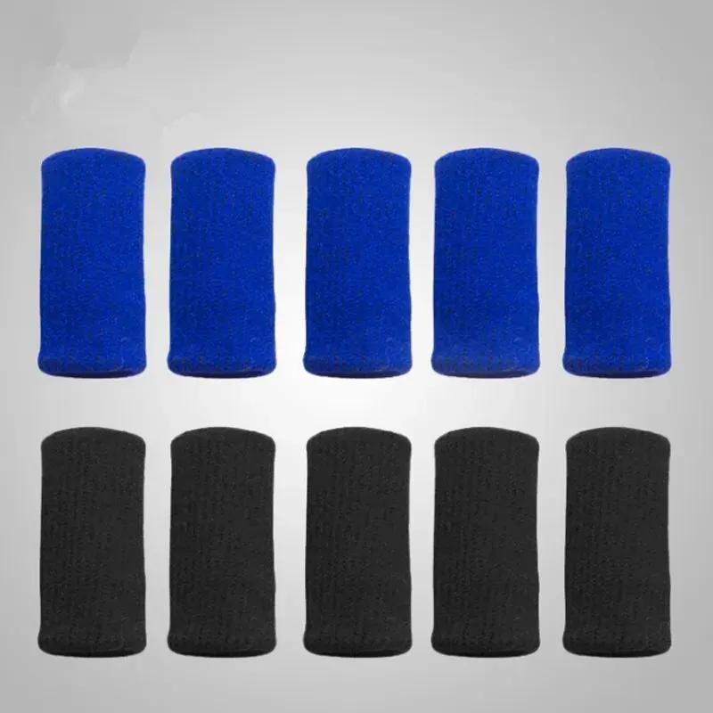 10Pcs Finger Protection Arthritis Support Finger Guard Outdoor Sports Basketball Volleyball Elastic Finger Sleeves Elastic