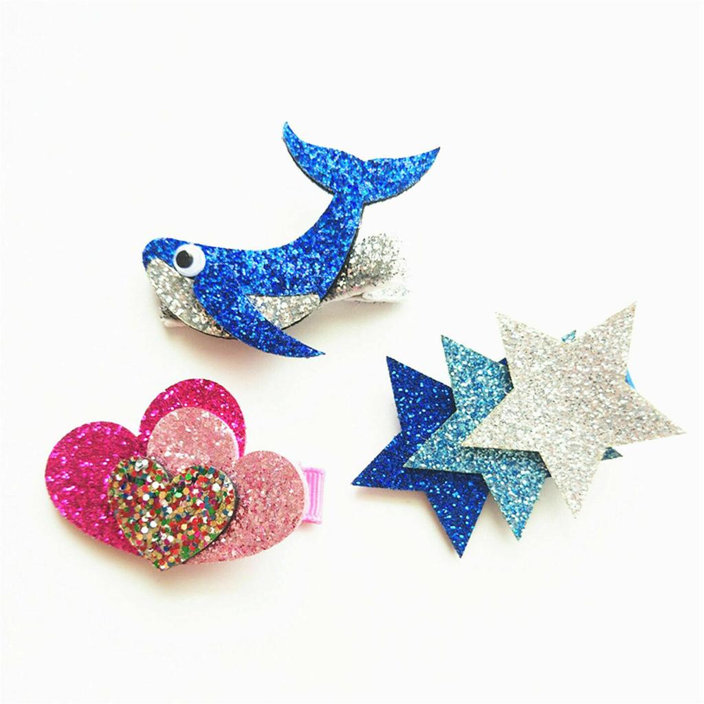 A5 Fine Glitter Sewing PU Leather Fabric Sparkle Shiny Iridescent Craft Doll DIY Material Bows Bag Decor Sheets