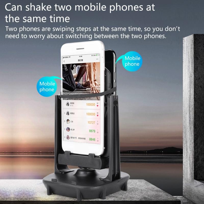 Mobile Phone Shaker Automatic Shake Step Earning Swing Device Mobile Phone Shaker Step Earning Stands Accessories