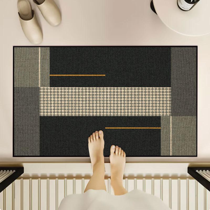 Entrance Door Mat Foot Mat Water Absorbing and Anti Slip Entrance Door Bathroom Entrance Hall Kitchen Carpet