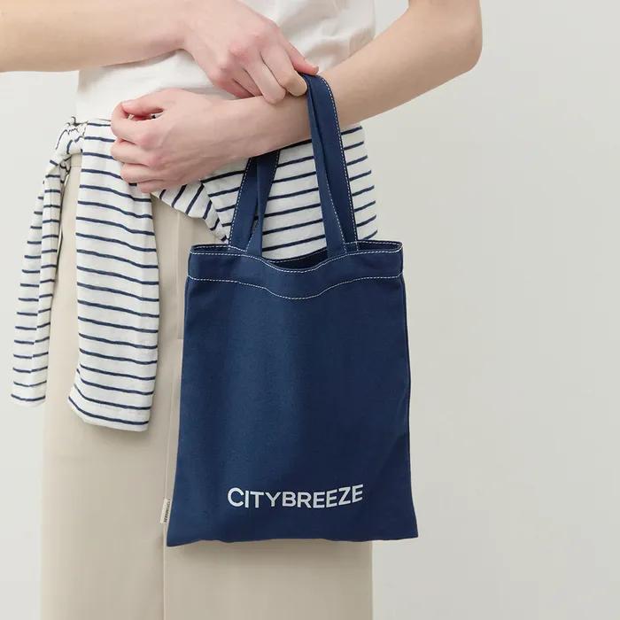 City Logo Mini Eco Bag_NAVY