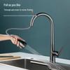 TLXT Wall-Mounted Pull-Out Kitchen Faucet