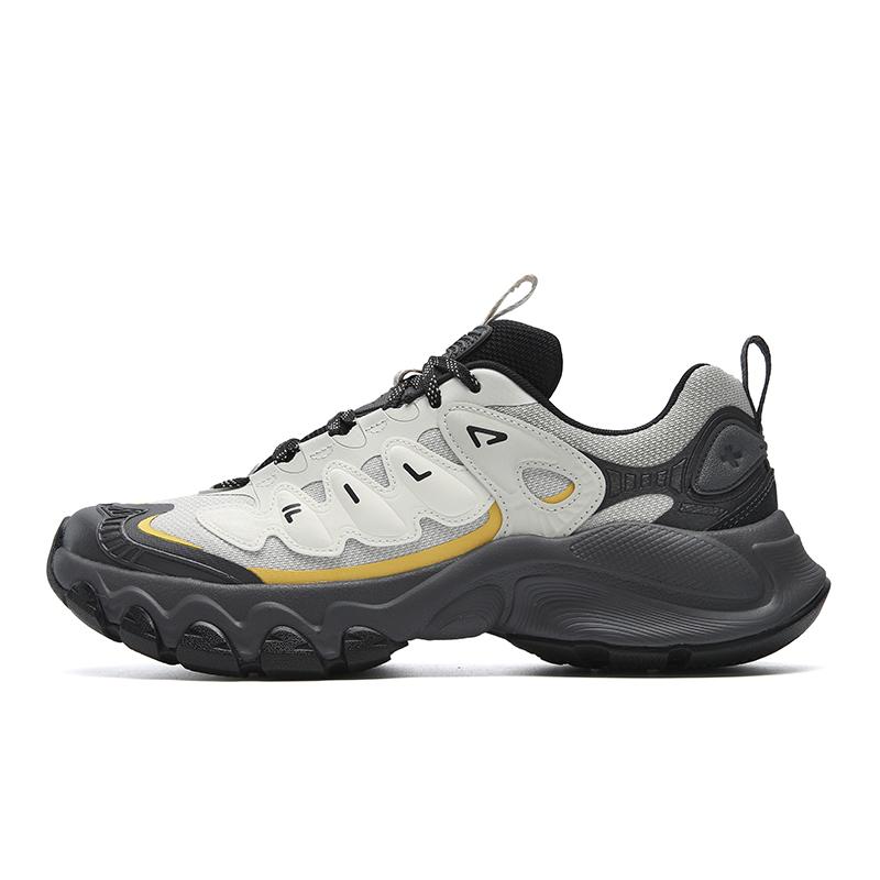 FILA TRUFFLE Cushioning Abrasion Resistant Coverage Lightweight Height Increasing Low top Chunky Sneakers Men s F12M612143FAM 42.5