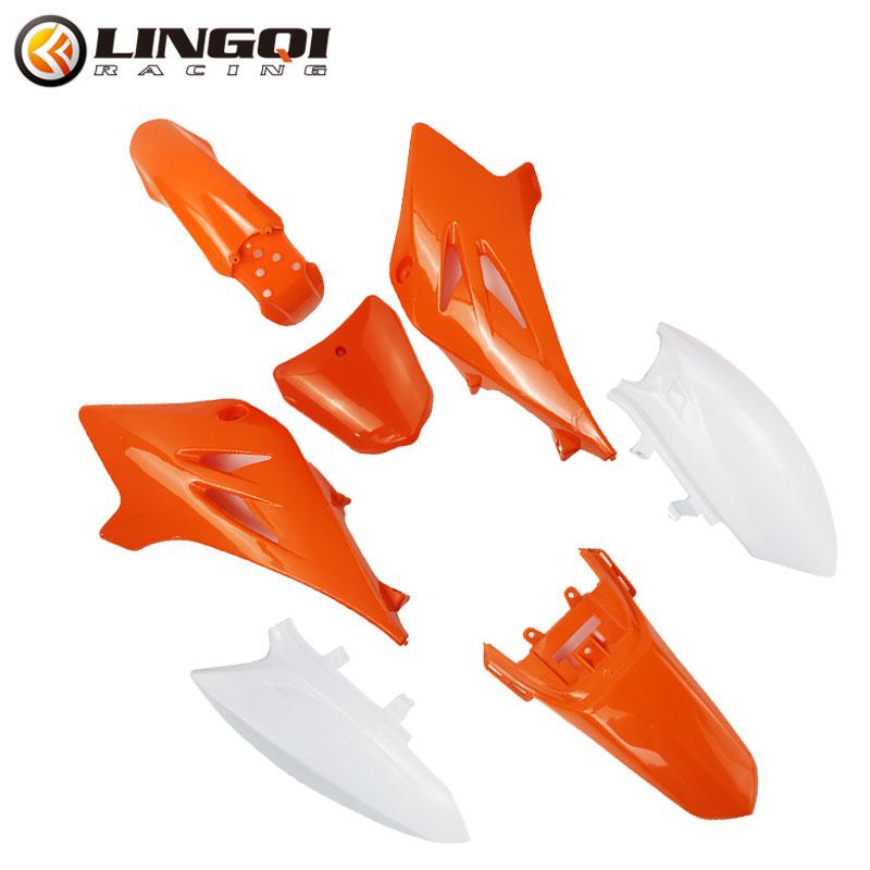 LINGQI Fairing Body Parts Plastic Front Rear Fender Kits TTR Motorcycle Replacement Mudguard For TTR50 Dirt Bike Moto TTR 50
