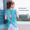 Women's Plus Size Quick-Dry Sports T-Shirt - Breathable, Short-Sleeve Yoga & Fitness Top
