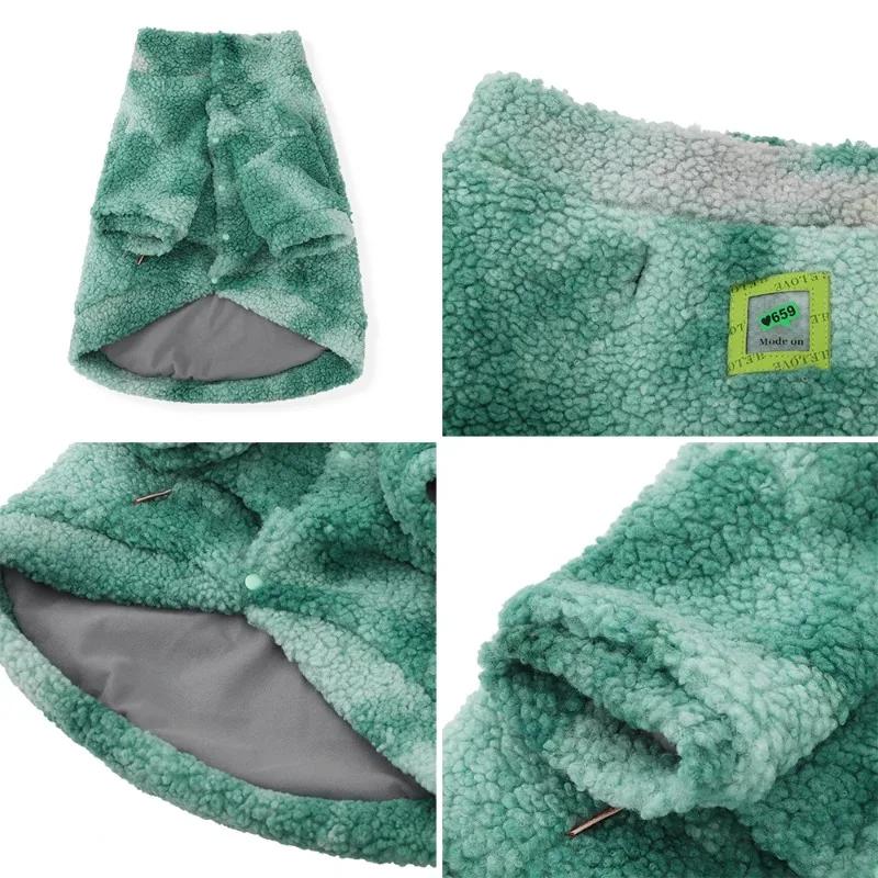 3XL-7XL Winter Thickened Warm Big Dog Clothes Lambs Wool Jacket for Medium Large Dogs Windproof Coat Pet Clothing Accessories