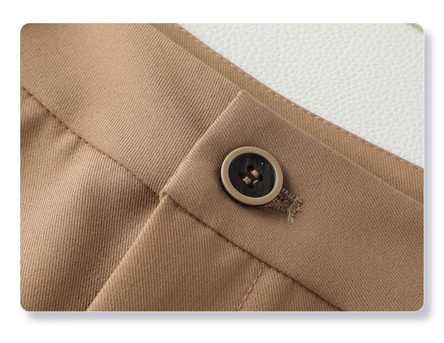 Šedé zeštíhlující pětibodové kalhoty s vysokým pasem pro ženy - Jaro/Podzim 2025 Ležérní Petites šortky k obleku