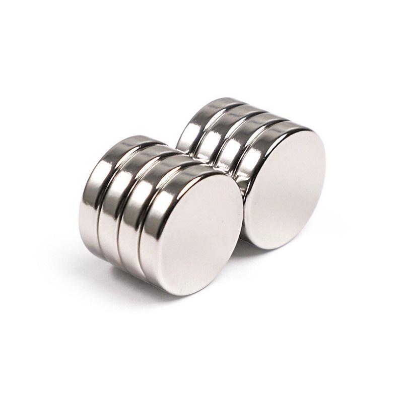 20 piezas imán de neodimio N35 NdFeB redondo súper potente disco magnético permanente fuerte