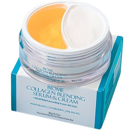 Сыворотка и крем Prreti Biome Collagen Blending – Двойной уход 90 г