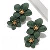 Women's Korean Earrings with Flowers