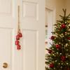 Snowflake Christmas Tree Bells String Vintage Creative Bells Pendant  Christmas Decoration