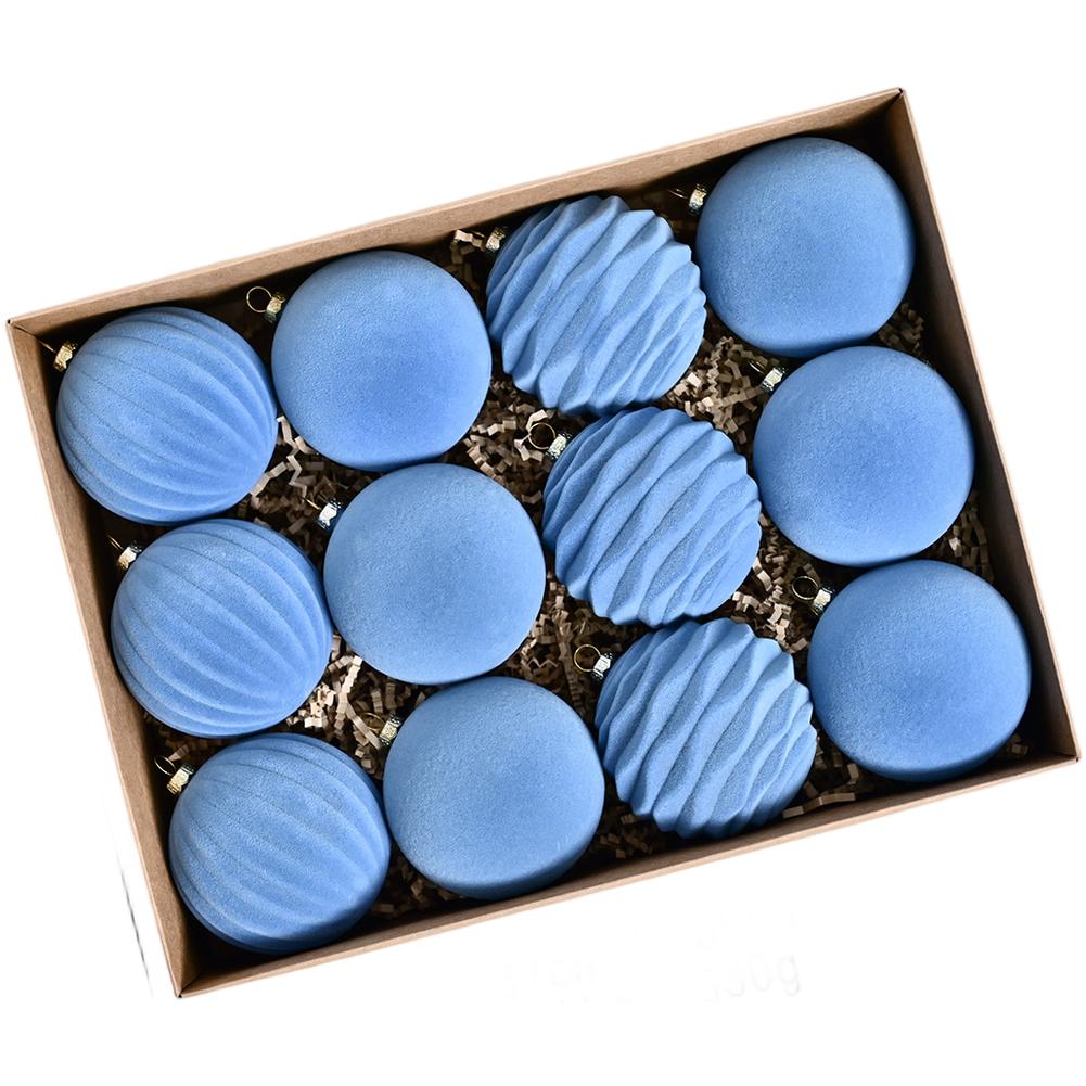 Festive Occasions Velvet Tree Decorations Holiday Tree Decor Holiday Decor 8cm Soft Plush Texture Versatile Christmas Use