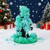 DIY Artificial Crystal Growing Magic Sakura Paper Tree Novelty Toy Christmas Tree Kids New Year Gift Xmas Home Decor Ornament