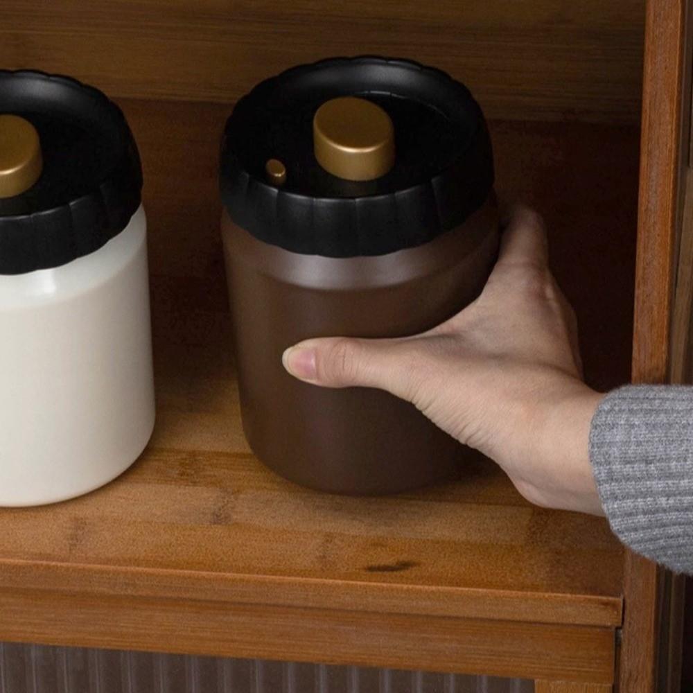 Moisture-Proof Vacuum Sealed Jar Large Capacity Coffee Bean Sealed Jar  Household Use