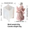 Angel Statue Candle Mold for Making Aromatherapy Candle Soap Fondant Baking Chocolate Molds DIY Craft Gypsum Ornaments