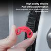 4PCS Universal Car Door Shock Absorber Soundproof Deadener Anti-Vibration Buffer Pad Cushion Vehicle Door Shock Absorber Buckle