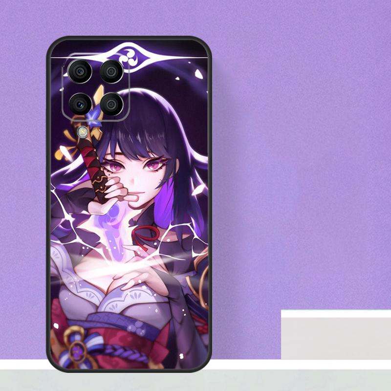 Genshin Impact Raiden Shogun Case For Samsung Galaxy M21 M31 M15 M55 M56 M36 M16 M06 M13 M33 M53 M12 M32 M52 M14 M34 M54