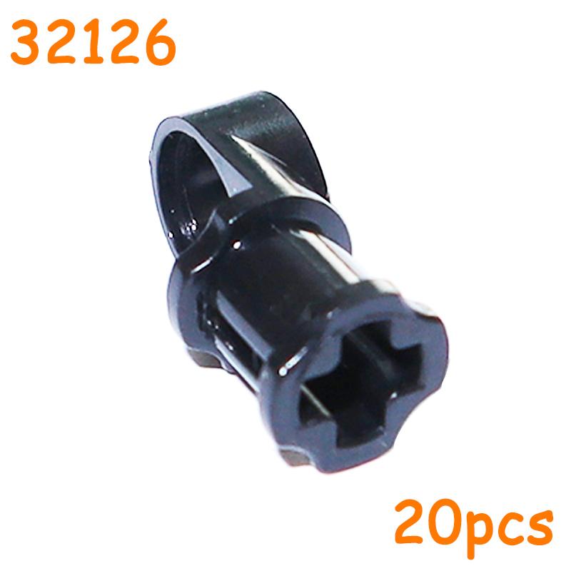 Technical Part MOC Driving Ring Axle Pin Bushing Shaft Bolt Hole Connector Angled Peg Cross Building Blocks Bricks Gift for Kids