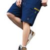 Men's Summer Drawstring Workwear Shorts - European Size, Trendy & Loose Fit, Hong Kong Style