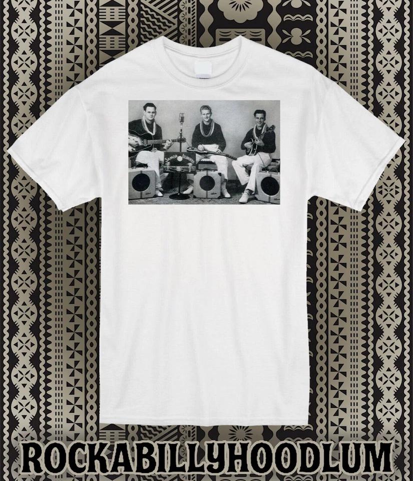 

Retro Tiki Tee T Shirt Bar Mug Restaurant Samoa Islanders Band 50 s 60s S