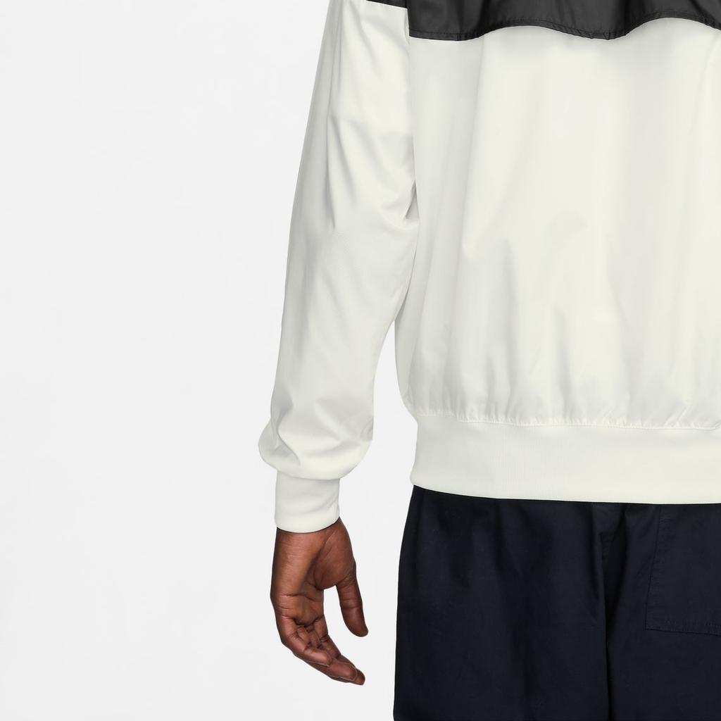 Nike Logo Hooded Long Sleeve Jacket Men jackets White DA0002-136