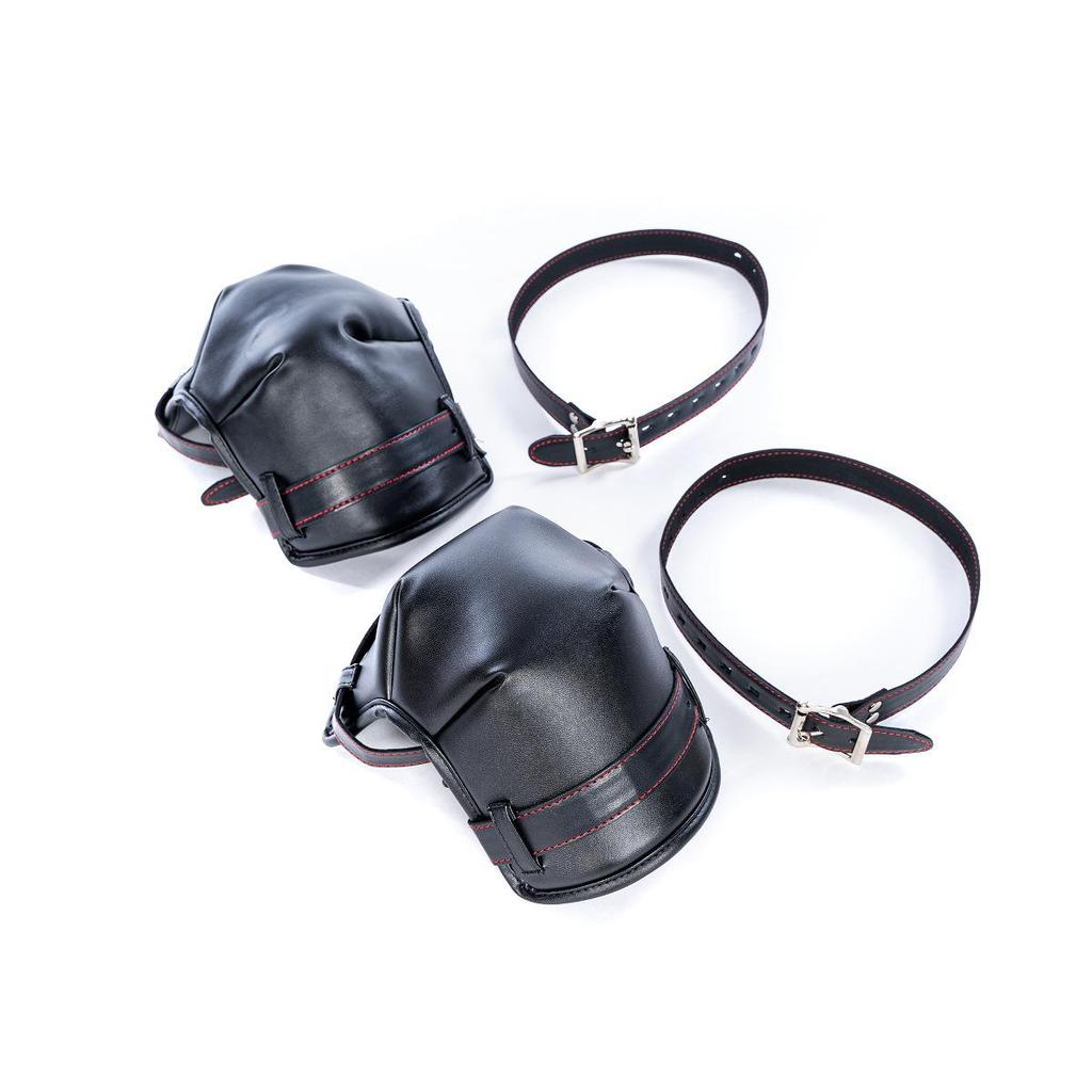 Five-Piece Kinky Pet Play Set: Crawling Suit, Kneeling Gloves, Dog Headgear, Knee Pads, Limb Restraints
