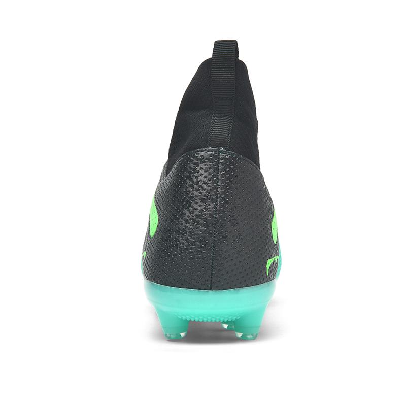 Unisex-Fußballschuhe sind lange Nägel, hohe elastische Socken, Kinder-Fußballschuhe