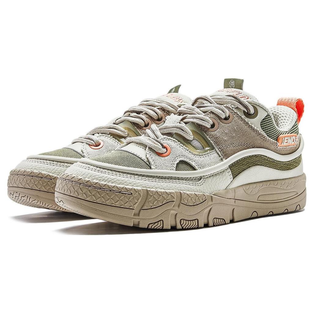 Li Ning Yuh 3.5 Comfortable Cushioning Abrasion Resistant Breathable Low top Casual Shoes Men's Agarwood Green AGCT331-4