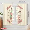 2pcs 2D Flat Printing Drapes Retro Frog Disco Ball Blessin 100% Polyester Fabric Without Electricity Festive Curtains for All