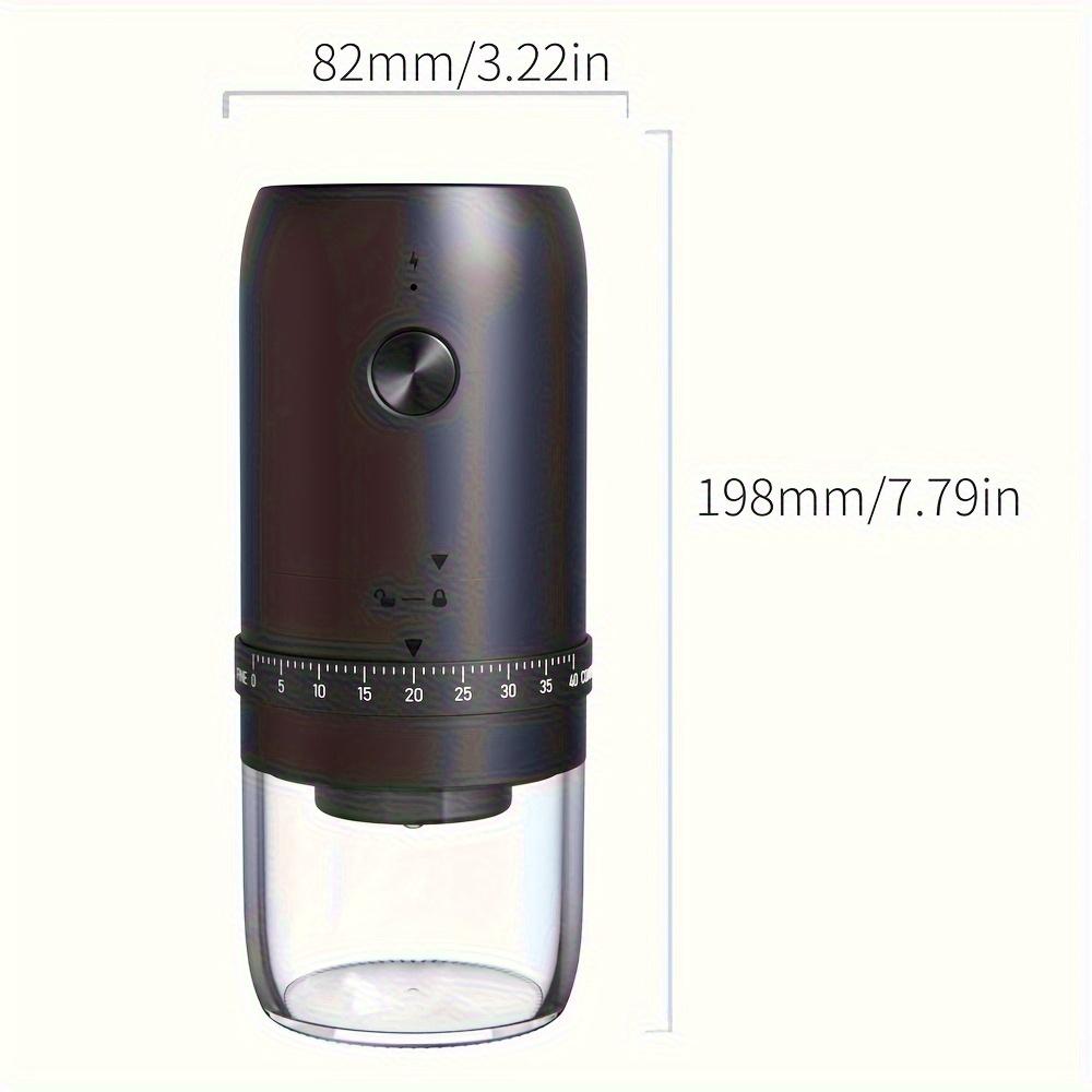 Electric Coffee Grinder Adjustable Settings Rechargeable Burr Grinder Portable Coffee Bean Grinder for Home Pour Over