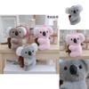 Charming Plush Koala Doll Keychain Unique Keyring For Couples With Soft Design