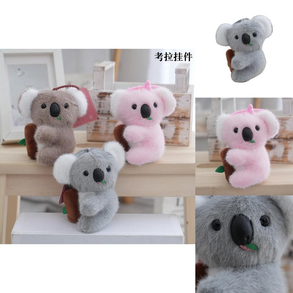 Charming Plush Koala Doll Keychain Unique Keyring For Couples With Soft Design