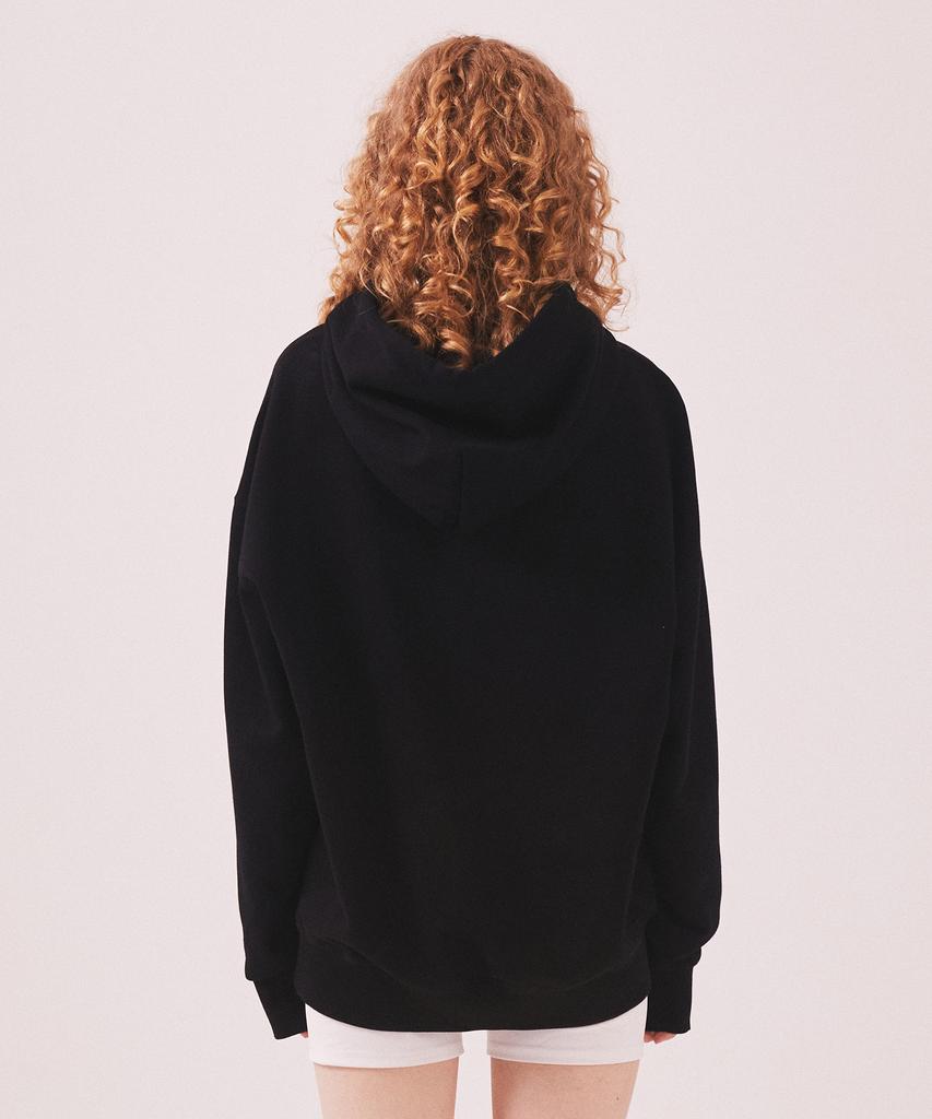 For Rest Run Basic Hoodie_Black