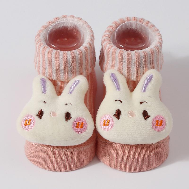 Newborn Infant Cute Cartoon Rabbit Stocking Cotton Warm Baby Socks Girls Kid Soft Socken Spring Autumn Girls Gift Knitting Socks