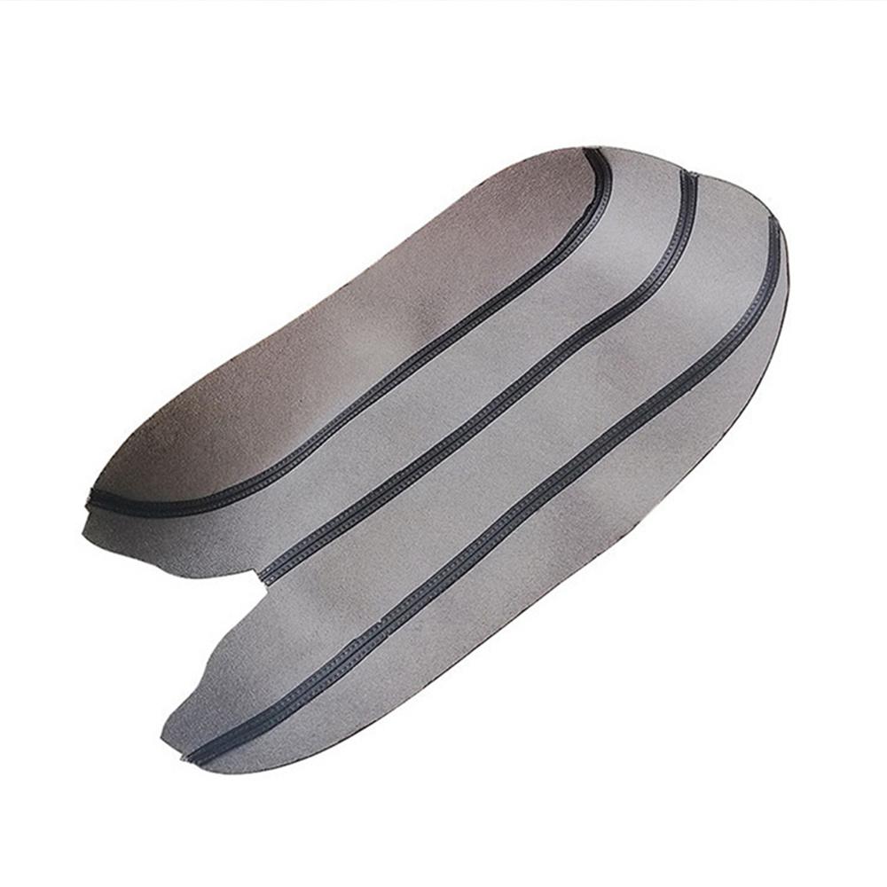 Micro Fiber Leather Center Console Lid Armrest Cover Gray For 2007-12 Acura RDX