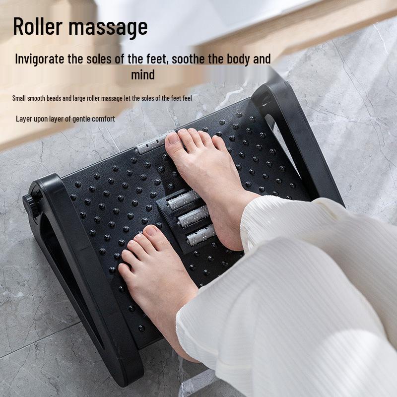 Ergonomic Under-Desk Footrest for Children – Anti-Crossing Foot Pad & Pedal