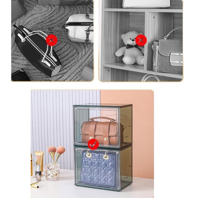 Clear Multipurpose Storage Case Magnetic Clear Organizers for Efficient Sorting of Jewelry and Makeup Products