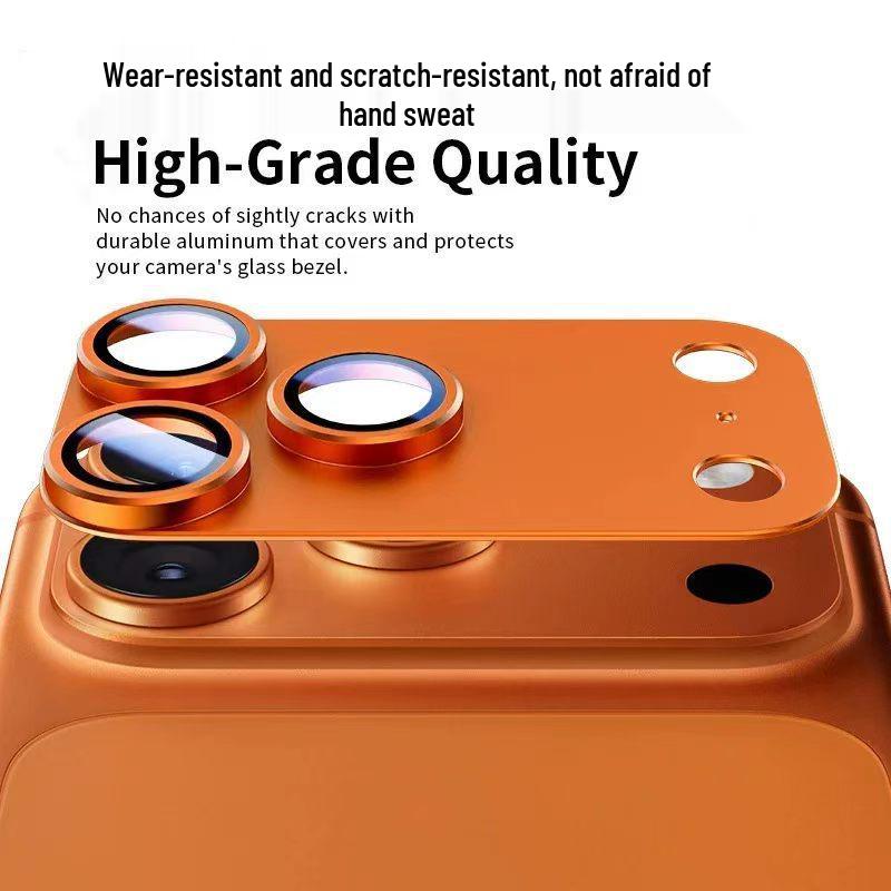 Compatible with Apple 17 Pro Max/CD Frosted Armor Lens Protector and 17 Air/17 Explosion-Proof Mobile Phone Lens Film.