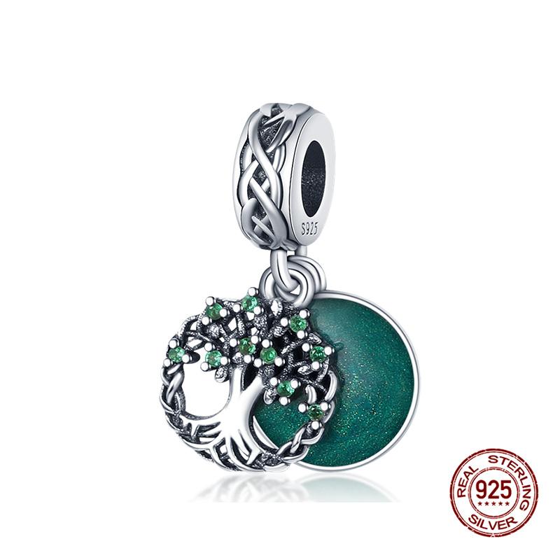 Original Charms Copper Flowers And Four-Leaf Lucky Clover Charms Beads Fit 3Mm Original Bracelet Womens Do-It-Yourself Fine Fine Jewelry Gifts