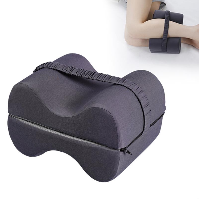 1 Leg & Knee Support Pillow with Straps Pregnant Women's Pillows Medium Anti Slip Falling Pillow Hardness Pillow Detachable Pillow Solid Color Pillow