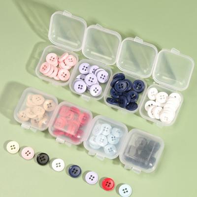 Shirt Button Accessories Men'S And Women'S Clothes Shirt Cardigan Round Delicate Buttons Versatile Black White Top Buttons