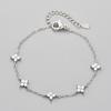 Luxury Four Leaf Flower Zircon Bracelet for Women 2026 New Fashion Rhinestone Bracelets Girls Party Jewelry Gifts