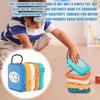 With Mirror Multifunctional Stacking Toy Folding Sensory Board Busy Cube Toy  Children Girls Boys