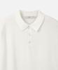 247Silijeu Supima Cotton Collar Half Knit White (A Type)