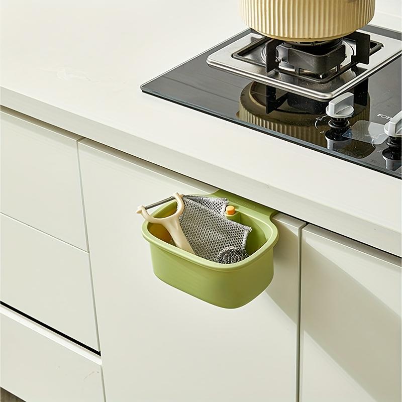 1pc Sink Drain Basket - Duty Hanging Drainer with Overflow Hole, Kitchen Sink Filter, Plastic Sink Strainer for Dishwashing, Prevents Clogs