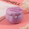 Marble Texture Festive Party Household Storage Box Tin Plate Canister Aromatherapy Jar Tea Cans