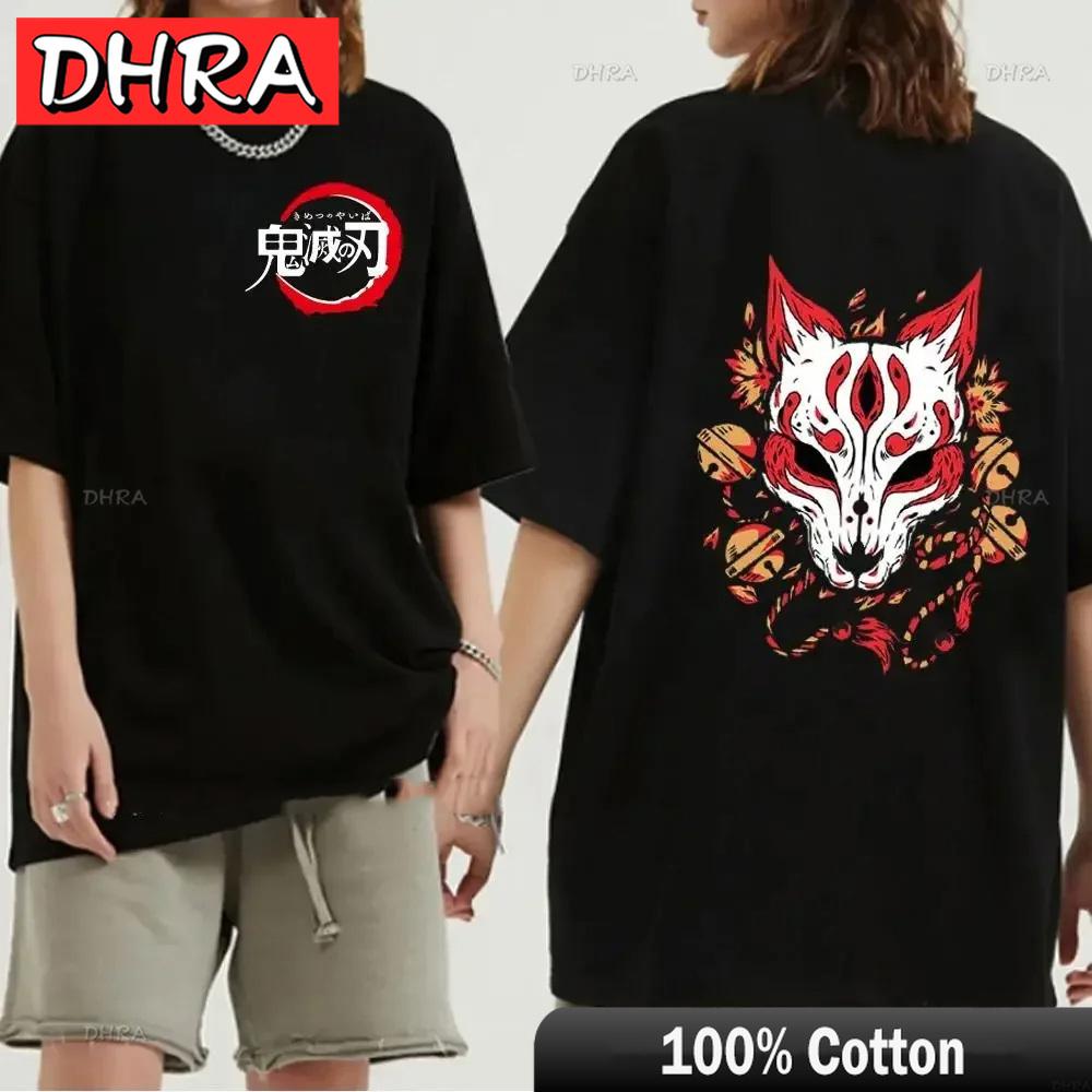 Japanese Anime Demon Slayer Graphic Zenitsu Shinobu TShirt Fashion Tanjiro Inosuke Zenitsu Womens T Shirt Men Tees Nezuko Tops