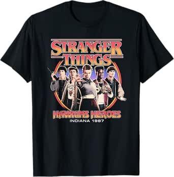 Stranger Things Hawkins Heroes Group 1987 T-Shirt 150