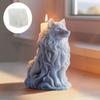Direwolf Kerze Silikonform Sibirischer Wolf Kerzenform Grauer Wolf Weißer Wolf Harz Gipsformen Betonform Geschenk Handwerksform