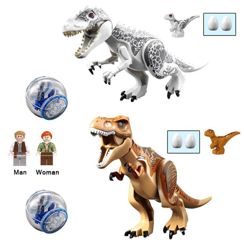 Erschaffe dein eigenes Jurassic World mit dem großen Dinosaurier-Baustein-Set